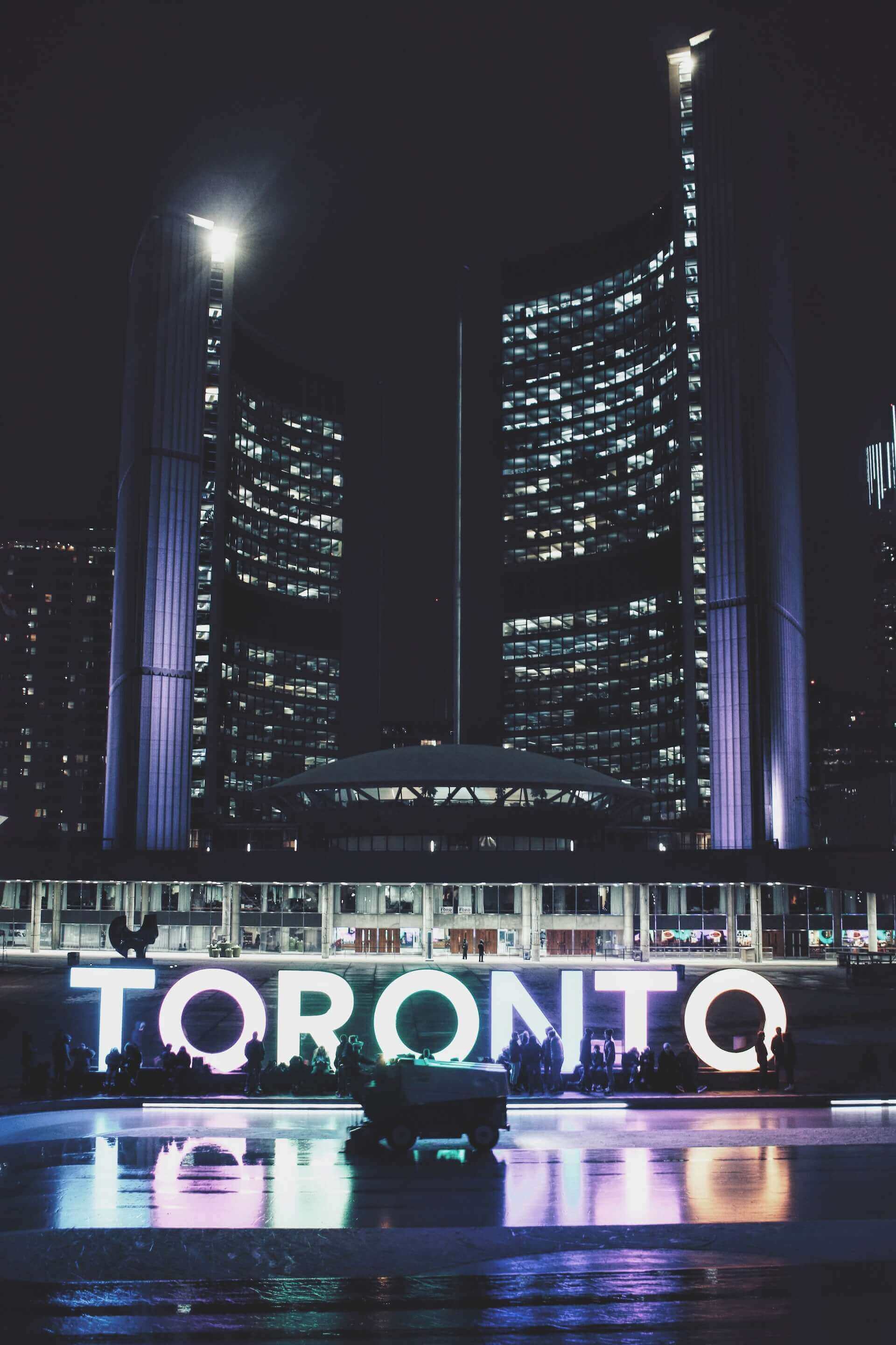 Nathan phillips square in Toronto